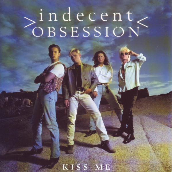 7-дюймовая пластинка INDECENT OBSESSION Kiss Me MCS1615 MCA Records 1992 UK Поп Б/у
