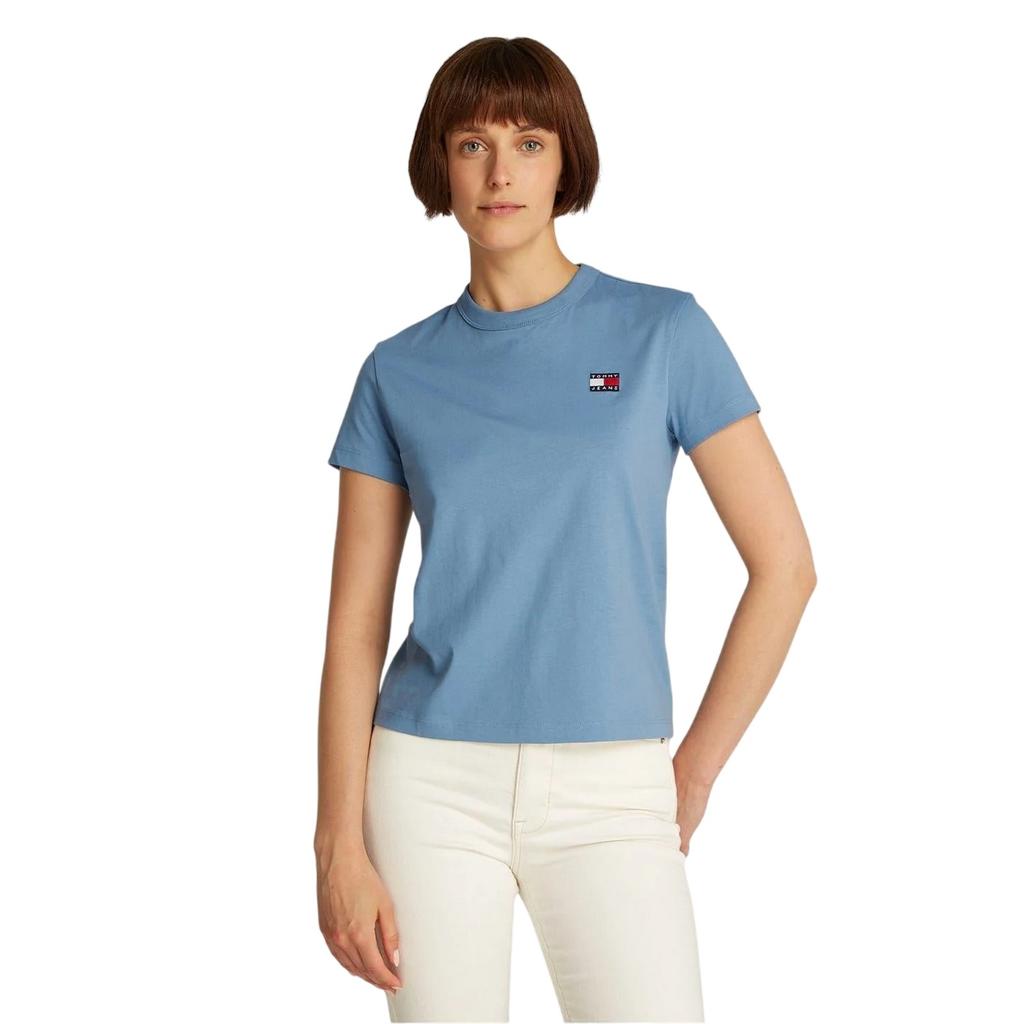 Tommy Jeans Womens/Ladies Badge Crew Neck Regular T-Shirt