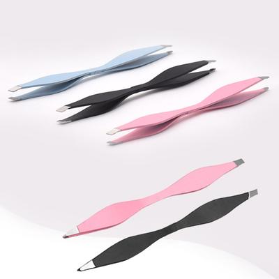 Yousheng пинцет для бровей с двойными концами, многофункциональный небольшой размер, щипцы для завивки ресниц, нержавеющая сталь, интегрированный зажим для завивки ресниц для женщин