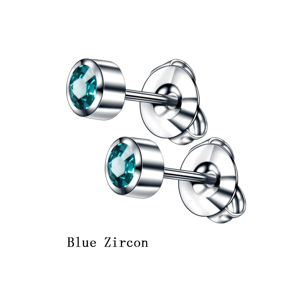 2 шт./1 пара ювелирных изделий для тела серьги-гвоздики с драгоценными камнями серьги для прокалывания хряща уха золото/серебро пистолет для камней по знаку зодиака 316 нержавеющая сталь аксессуары для козелка