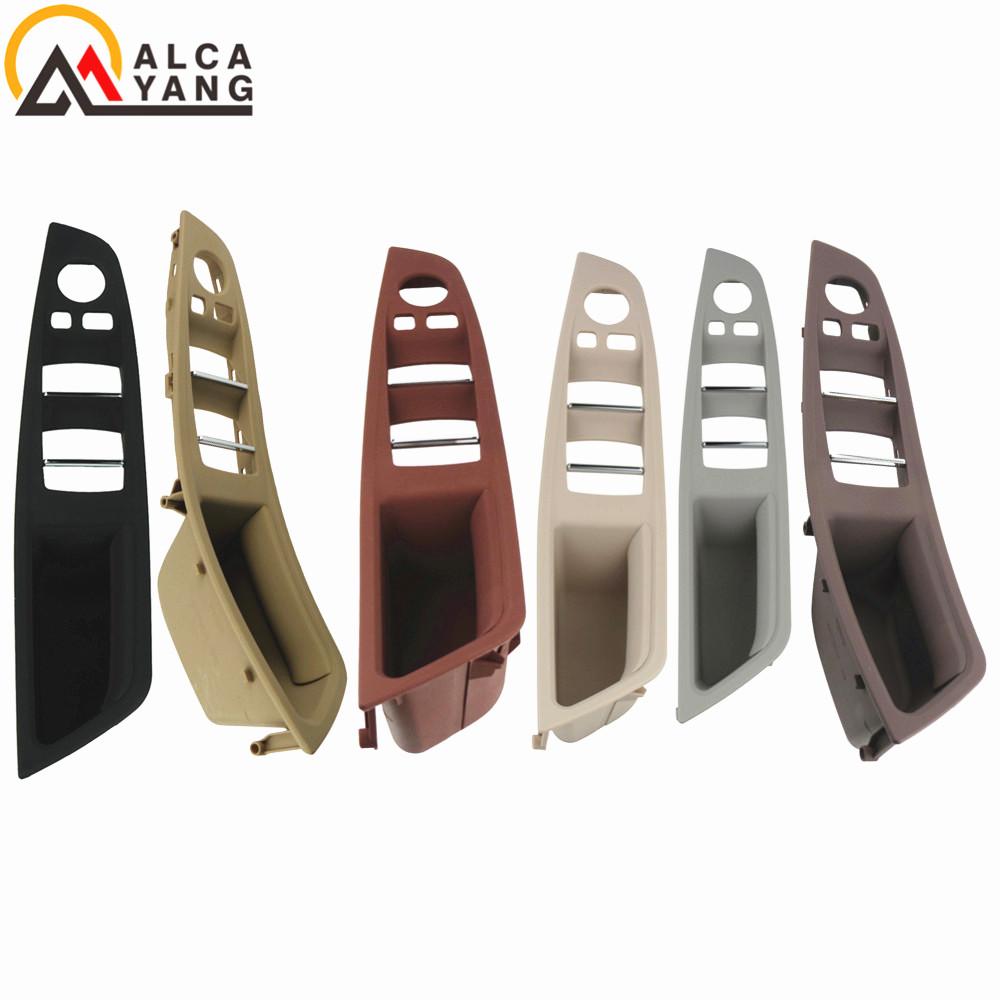 Автомобильные аксессуары, внутренняя дверная ручка из АБС-пластика, накладка на панель для BMW 5 серии F10 F11 520d 530d 535i 550i 51417225857