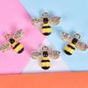 10шт/набор эмалированного хрустального кулона в виде пчелы, производственный процесс своими руками