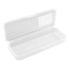 Pencil Case Large Capacity Transparent Plastic Pencil Case Ideal Storage Box for Home School Office Supplies Clear Pencil Case