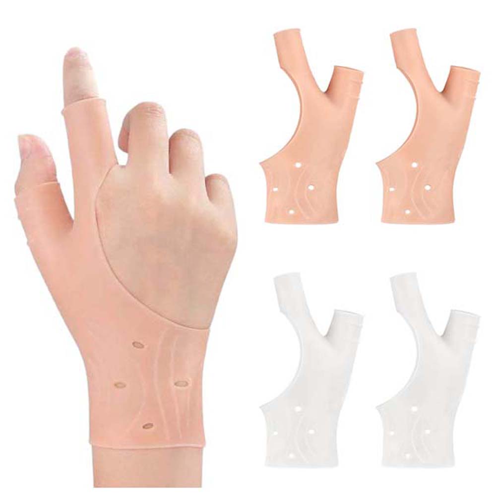 2 шт компрессионные перчатки для фиксации запястья, иммобилайзер для большого пальца, поддержка запястья для бодибилдинга