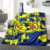 1Pc Club America Soccer Team Blanket For Couch Bed Plush Cozy Fuzzy Blanket Super Soft Warm Blankets For Fall And Winter 0918227