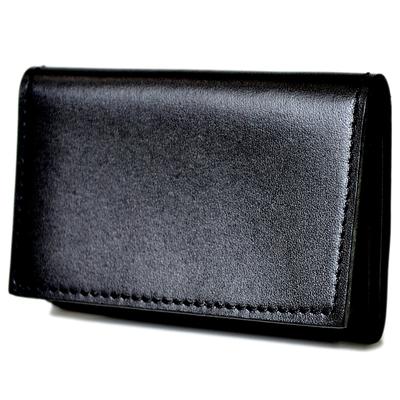 AtelierCODEL Визитница из натуральной кожи Tochigi Leather Made in Japan для мужчин (черный)