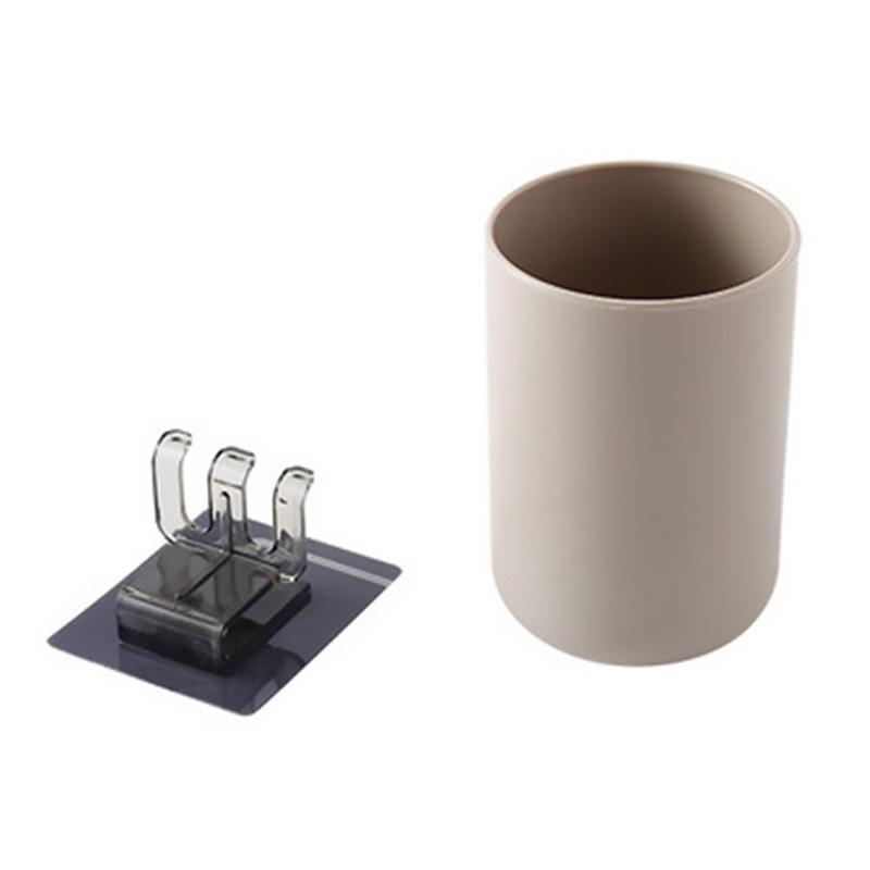 Креативный держатель для зубных щеток Простой стакан для воды Держатель для хранения зубных щеток Настенный Стойка для чашек для полоскания рта для ванной