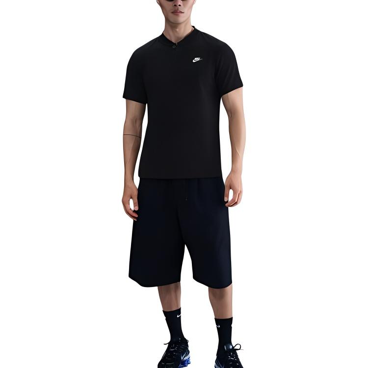 Nike Мужская футболка с коротким рукавом Henley Club HQ5975-010