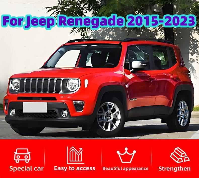 Для Jeep Renegade 2015~2025 Автомобильный подлокотник Скрытый кейс Новый улучшенный АБС-материал Черный ящик для хранения Для аккуратного и опрятного салона автомобиля