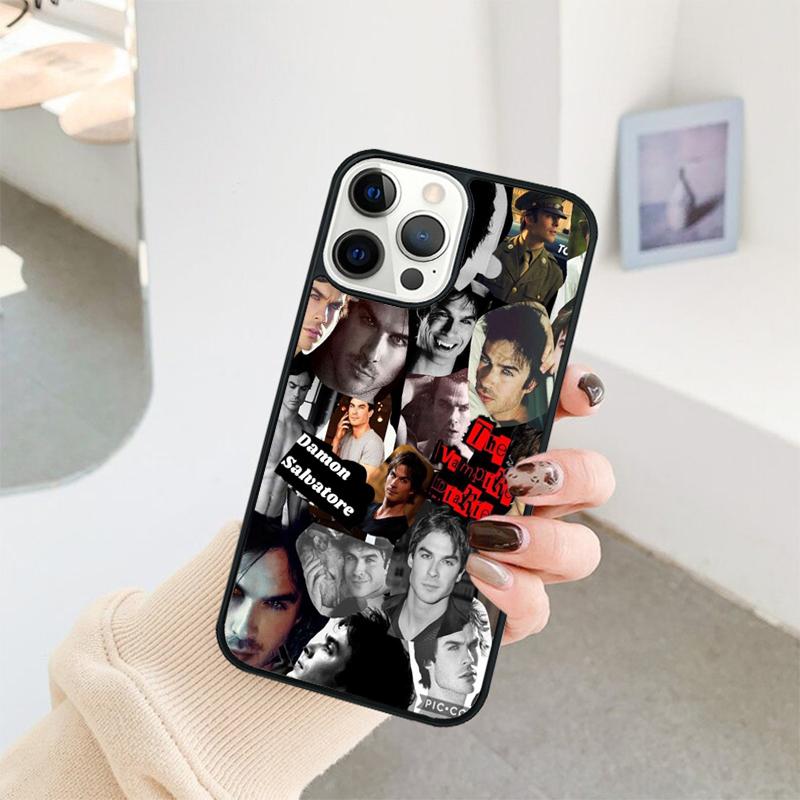 Чехол для телефона Damon Salvatore Дневники вампира Для iPhone 17 Air 16 15 14 11 12 13 Pro MAX Plus coque Чехол