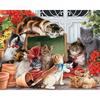 Full 5D Diy Diamond Painting Cartoon Cute Cats Mosaic Embroidery Cross Stitch Home Decor Handmade