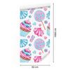 Colorful Cupcakes and Lollipops Wallpaper for Living Room and Bedroom 50x1000