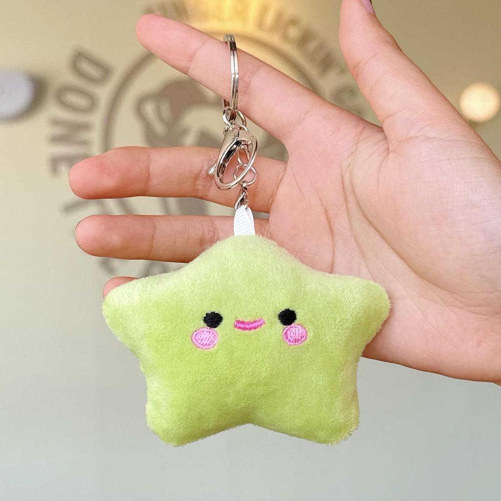 Очаровательный плюшевый брелок в виде звезды: Девичий Рюкзак Брелок Аксессуар