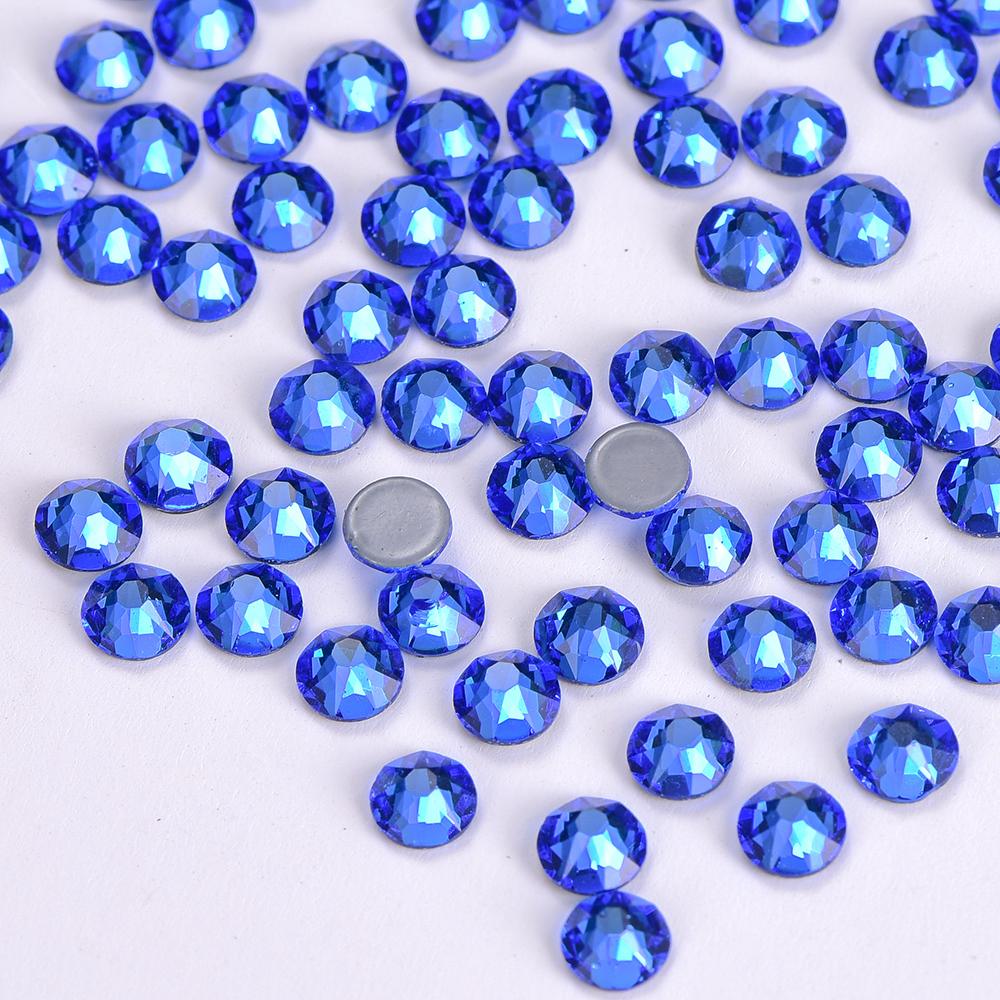 Strass Sewing Fabric Crystal Garment Hotfix Diamond Rhinestone Small Clear Flatback 70 Colors AB 8 Big and 8 Glass