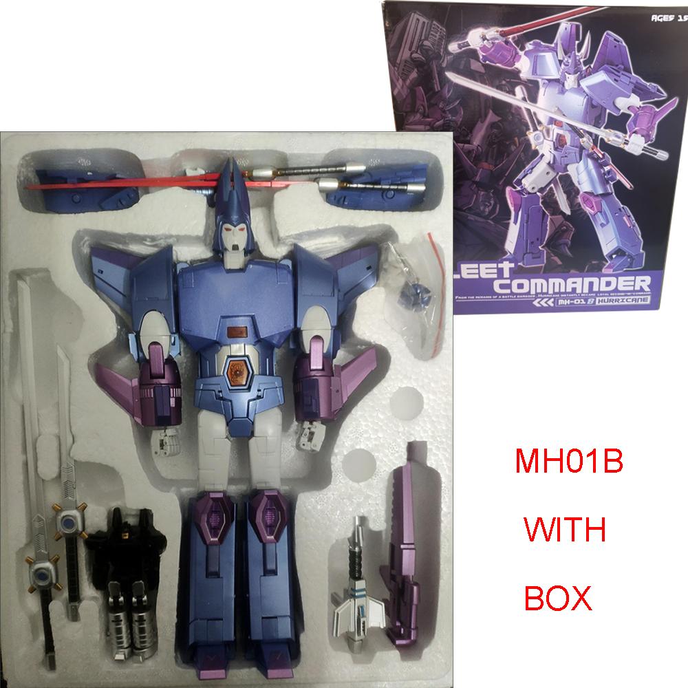 Transformation Toys MHZ Cyclonus MH01 Hurricane MH01B Fanstoys FT29 G1 Series Action Figure Deformation Robot Alloy Anime Model