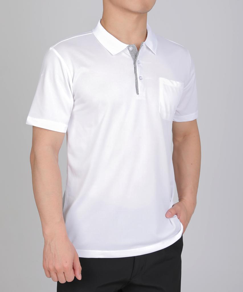 EXTRASPORTY Lighthearted Step Men'S Pk Short Sleeve Collared T-Shirt 6 Colors (Type A)