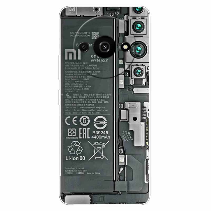 Clear Silicone Cover For Xiaomi Poco C61 Case Owl Lion TPU Printed Cover for Xiaomi Poco C61 C 61 Cases Luxury PocoC61 Phone Bag