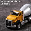 AIUAZA Scale Diecast Engineering Construction Dump Alloy Collectible Model Open Door Toy 1/50 Vehicle, Truck, Excavator, Mixer, Car, Boy's Pull-Back