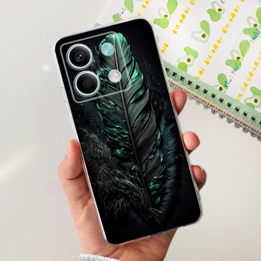 For Xiaomi Redmi Note 13 2024 Case Fashion Flower Soft Phone Case For Xiaomi Redmi Note 13 5G Soft Fundas Bumper Note13 4G Coque
