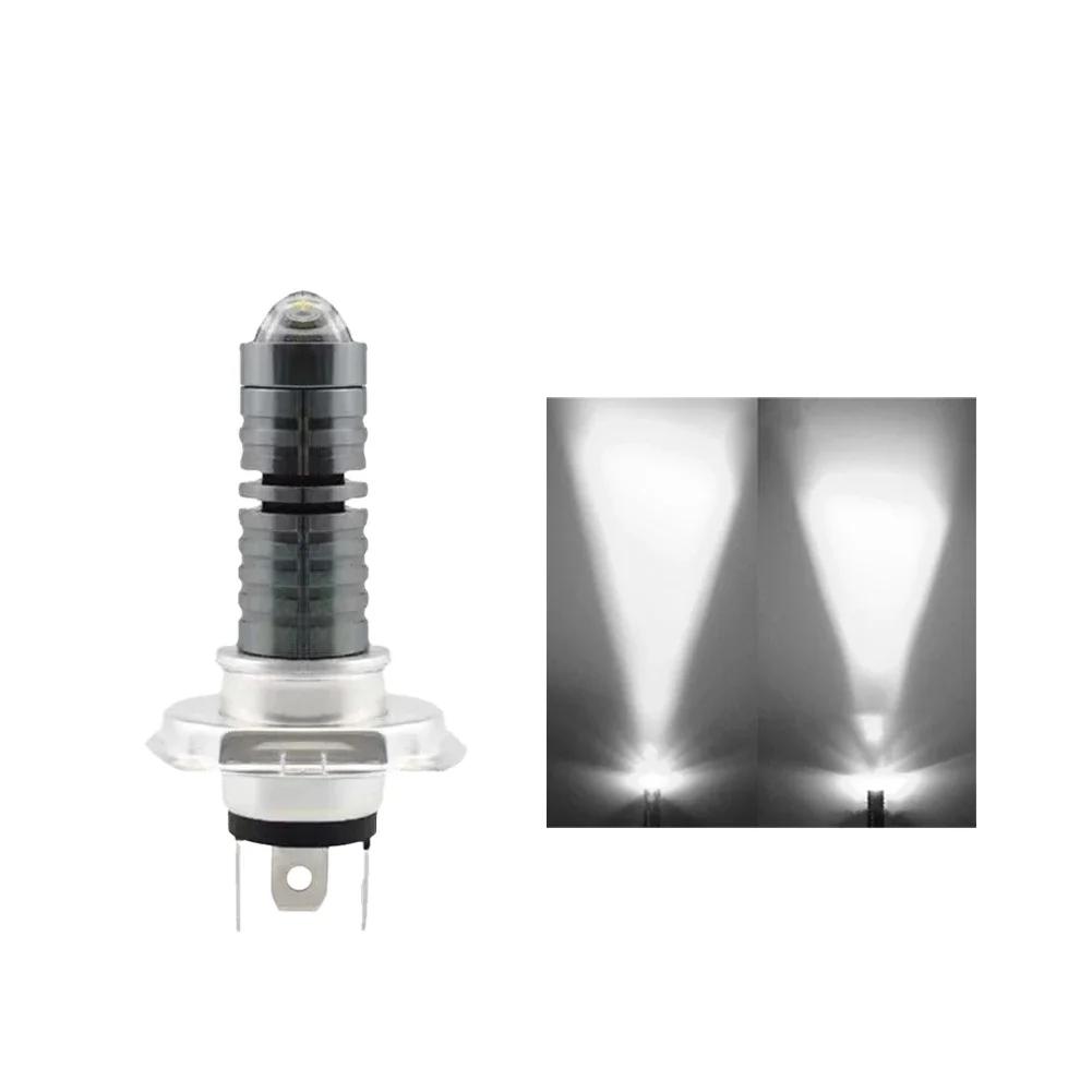 1 шт. Мини Дневной Ходовой Огонь Прожектор Водонепроницаемый Hi&low для Мотоцикла H4 Мотоциклетная Фара Универсальная 9В-80В 2000Лм