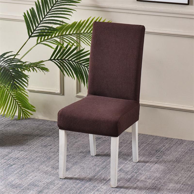1 шт. жаккардовый эластичный чехол для обеденного стула, чехлы для стульев, универсальный размер, чехлы для сидений для кухни, свадьбы, банкета, дома