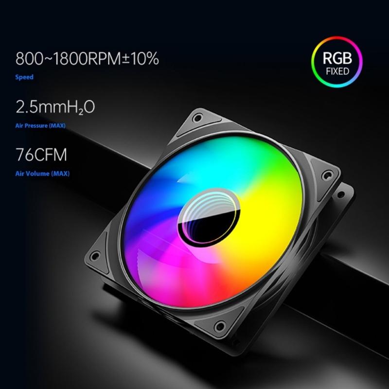 Башенные воздушные кулеры для процессора с медным основанием, управляемые ШИМ, с двумя вентиляторами, высота 145 мм, ARGB-подсветка для сборки ПК