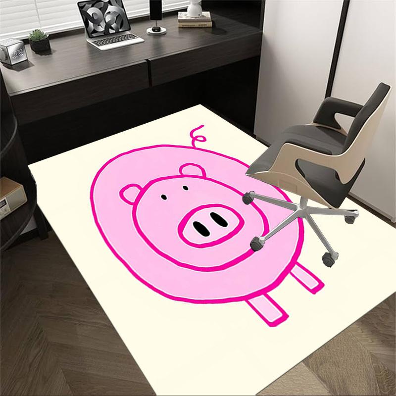 1PC piggy Anti-slip carpet, suitable for Office, bedroomand playrooms. It can also be used as a sofa footrest cover-W57