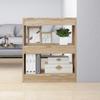 VidaXL Bookcase-Room Divider Sonoma Oak 60x30x72 Cm
