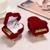 New Creative Lovely Piano Shape Velvet Ring Box for Wedding Engagement Rings Jewelry Organizer Gift Boxes