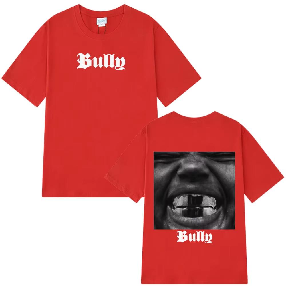 2026 Summer Kanye West Bully Album Tour Print Tshirt Unisex Women Fashion Oversized Shortsleeved Loose Hiphop 100 Cotton Shirt