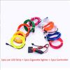 1M/2M/3M Waterproof LED Strip Light Neon Light Glow EL Wire Rope Tube Cable Car Party Decoration