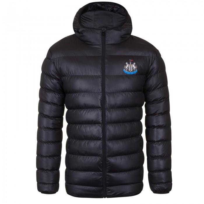 Newcastle United FC Mens Crest Quilted Jacket