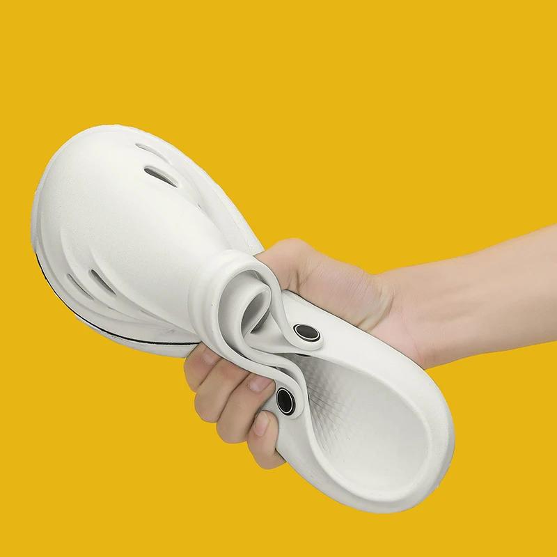 Fashion 2024 Summer New Men Outdoor Sandals Garden Clogs Male Casual Shoes Fashion Water Shoes Luxury Sandals Comfort Home Soft Slippers