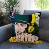 Roy Lichtenstein Pop Art Double-Sided Printed Pillow Cover Short Plush Suitable Living Rooms Bedrooms Sofas Throw Cushion Cover