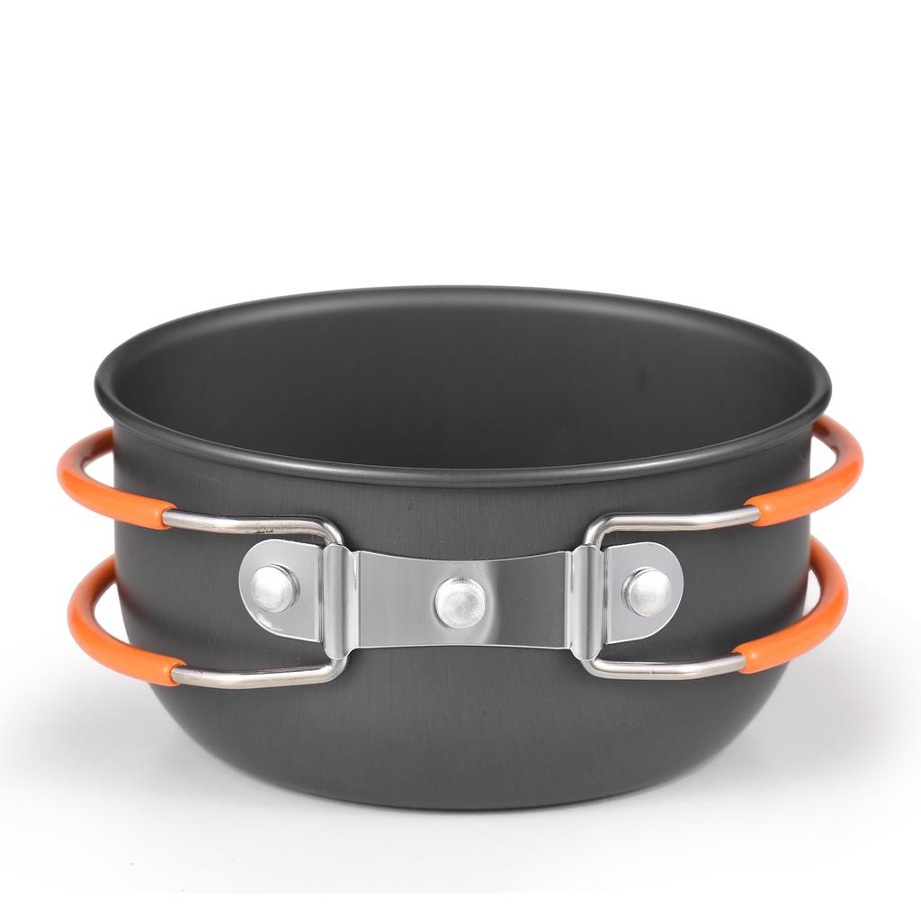 TOMSHOO Посуда для кемпинга, набор для беспорядка, легкий походный кухонный набор, походный горшок, миска, вилка, ложка