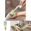 Long Handle Kitchen Brush For Cleaning Bottles Cups And Jugs With Sturdy Plastic Bristles