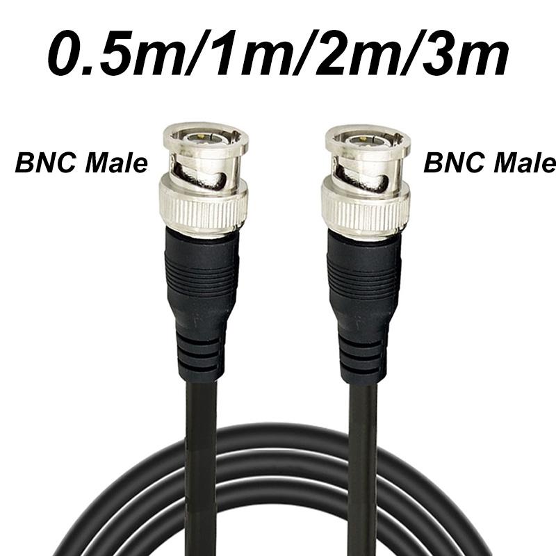BNC Male-To-Male адаптер кабель для камеры видеонаблюдения BNC соединительный кабель камеры BNC аксессуары 0.5M/1M/2M/3M