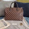 [Б/У] Speedy Bandouliere 30 'Коричневый канва Damier Ebene' - Отличное состояние #6AMGEZ