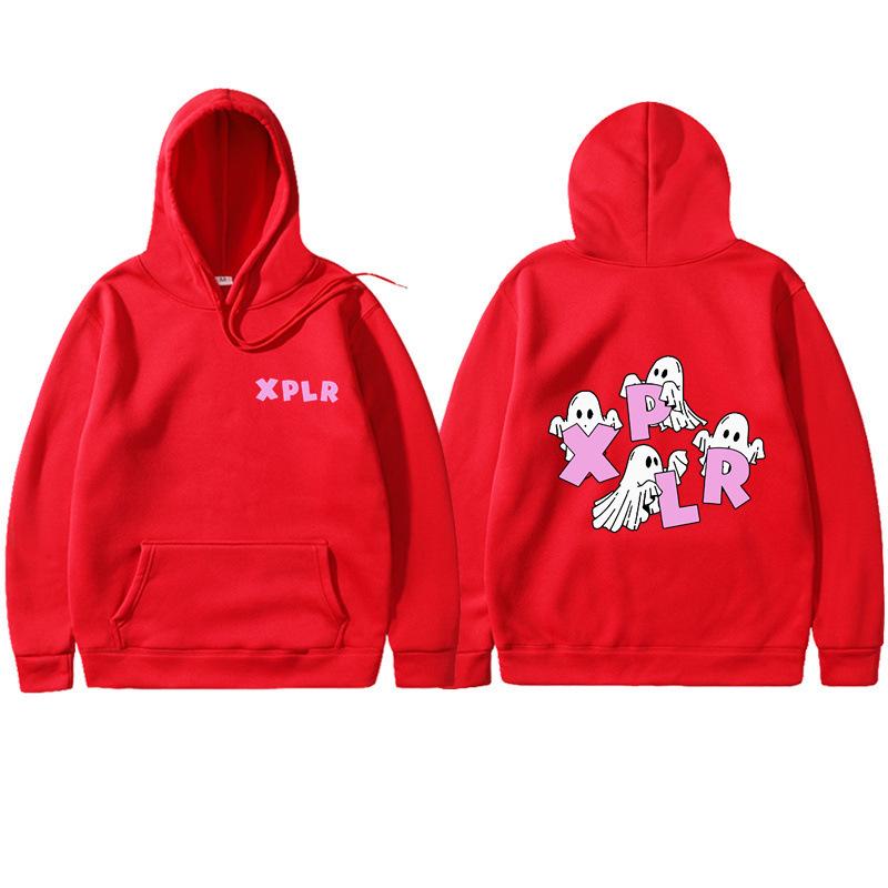 Sam and Colby XPLR Retro Ghost Hoodie - Unisex
