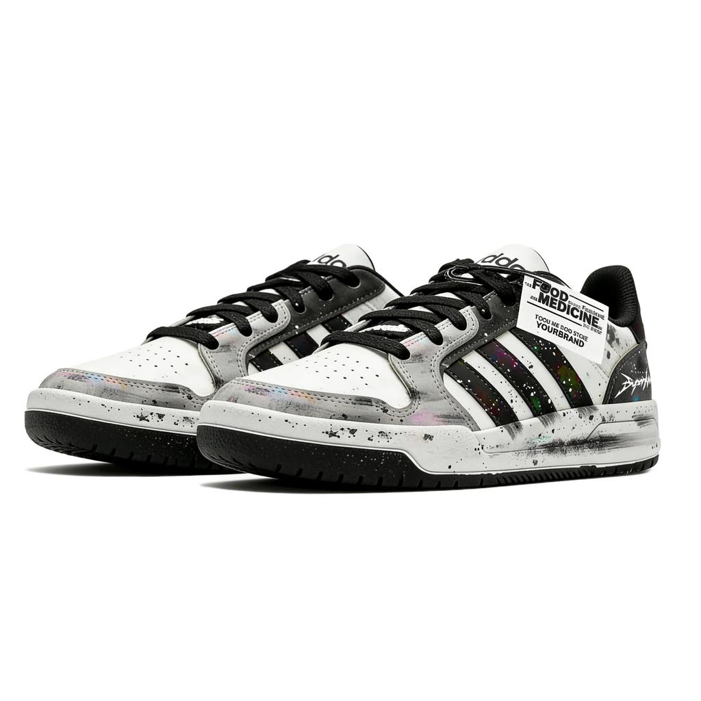 adidas Neo Entrap Обсидиан Черный Увеличивающие рост Низкие Кеды для скейтборда Унисекс Черный JI2560(Команда1963-ЛД)