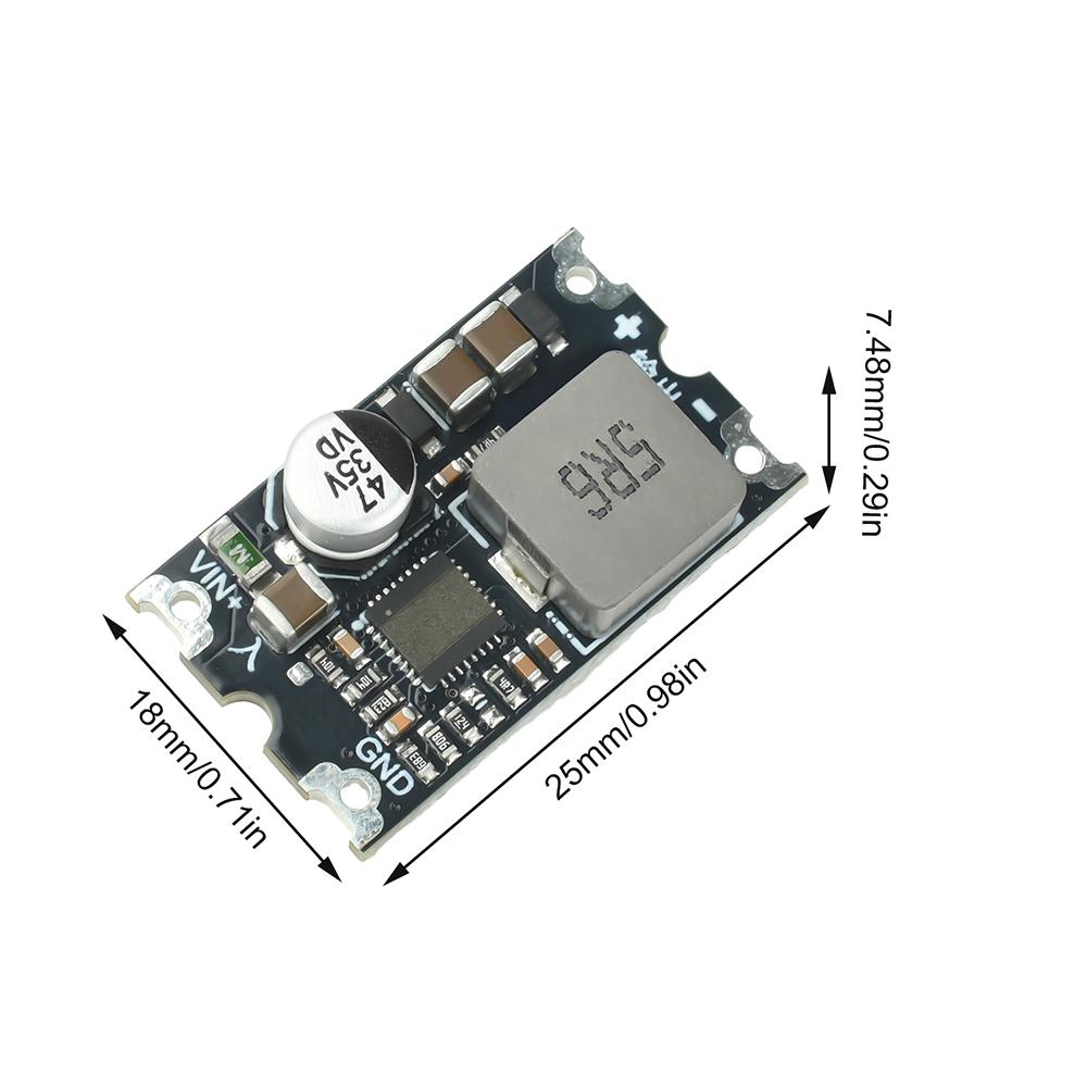 DC6-35V to 5V 12V Step-Down Power Supply Module DC-DC 8A Buck Converter Module Voltage Regulator with TVS and Fuse