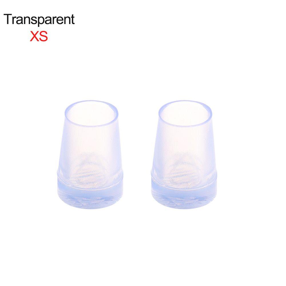 pair New Shockproof Non-slip Round Shape Heel Stoppers Silencer Heel Protector Antislip High Heeler