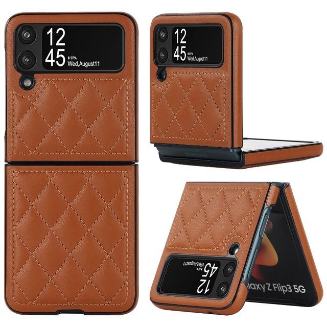 Новые поступления, однотонный кожаный откидной чехол для Samsung Galaxy Z Flip 4 Z Flip 3, магнитный раскладной чехол для телефона, подарок на день Святого Валентина