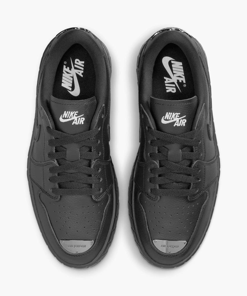 Nike Air Jordan 1 Brooklyn Low W - Черный:белый:Металлический черный / Hf3184-001