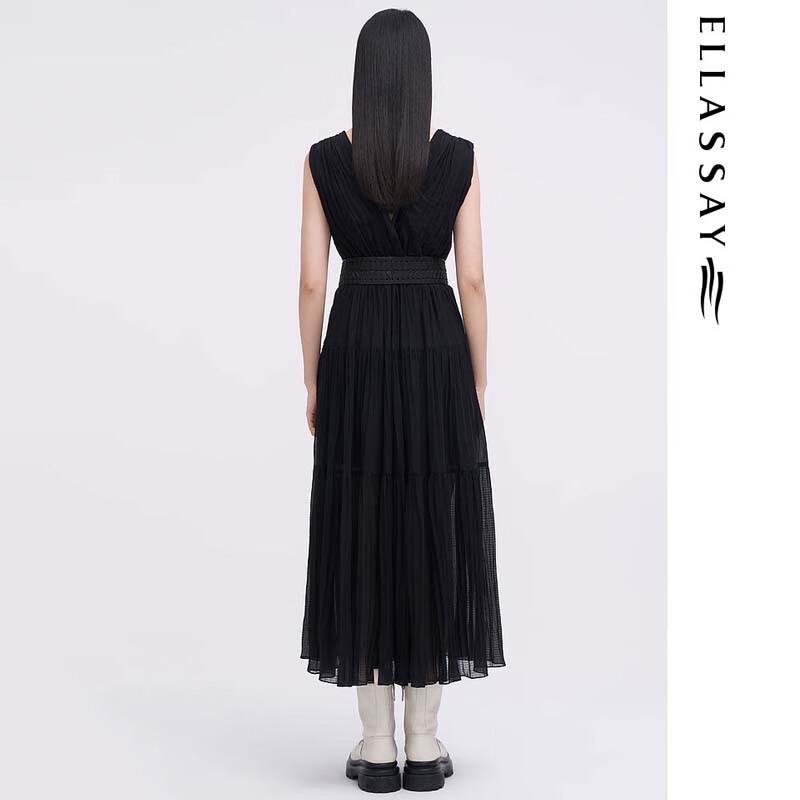 ELLASSAY Women's Pleated Midi Dress