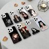Чехол для телефона L-Lana Del R-Rey для IPhone 16 17 15 14 12 13 Pro Max Белый цвет Ударопрочный чехол