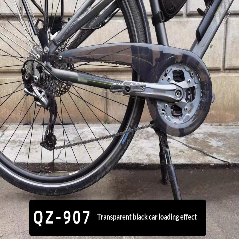 PP Chain Guard Bike Cover QZ907 for 40T 46T Large Chainring Lightweight Design for Road Bike Daily Riding