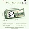 Large Storage Pen Box Bags Multi Layer Pencil Pouch Cosmetic Makeup Panda Pencil Case  Stationery