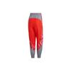 Adidas Stella McCartney Retro Sport Color Block Pattern Printed Athletic Training Pants Women Pants Orange Red HD9141