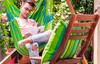 hammock armchair domingo - lime